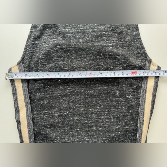 TRF by Zara Midi Mock Neck Dark Heather Gray Sleeveless Jersey Dress Size M - Picture 14 of 14